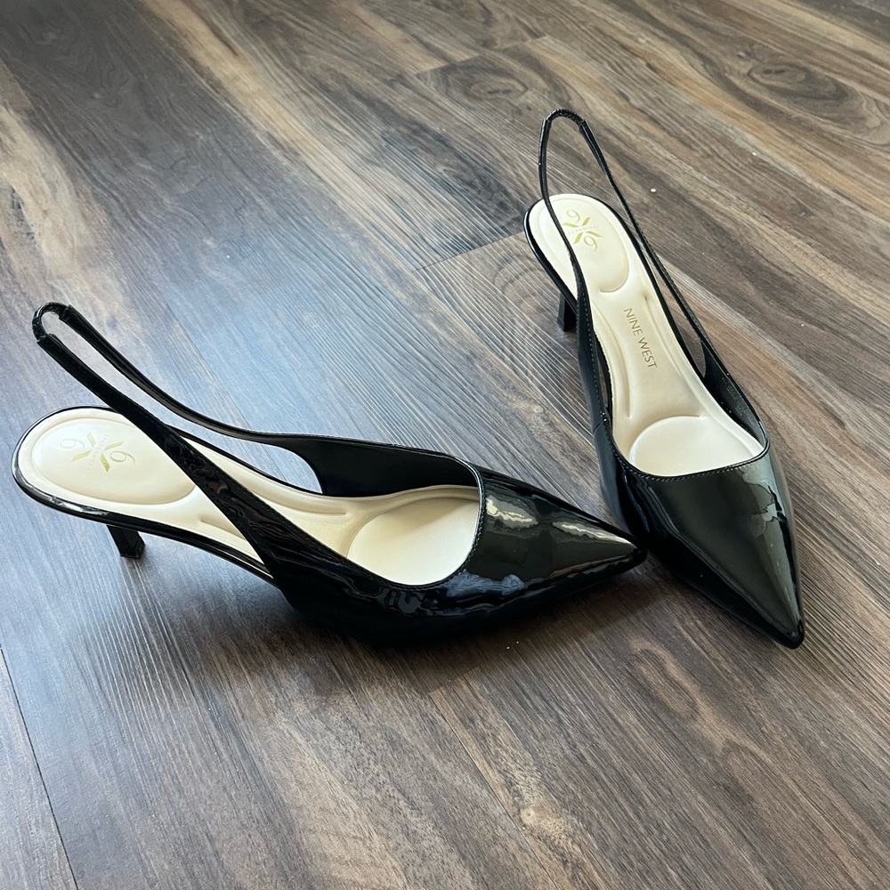 NINE WEST sling back pumps - Picture 4 of 7